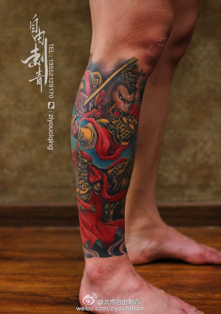 leg sleeve tattoos for men 0088