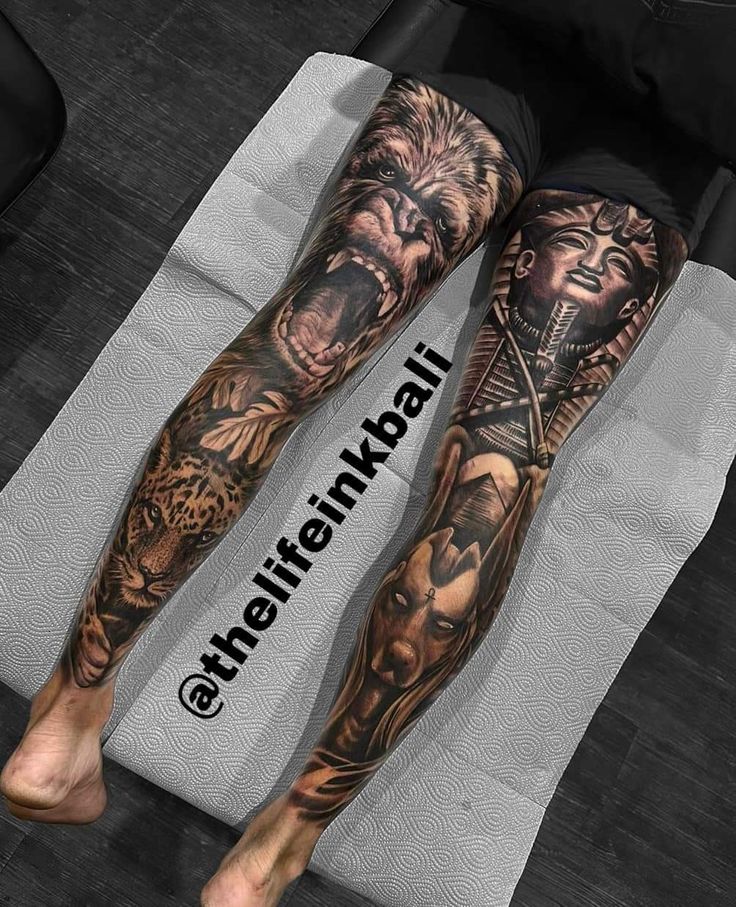 leg sleeve tattoos for men 0091