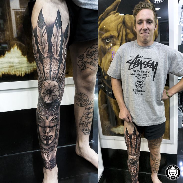 leg sleeve tattoos for men 0096