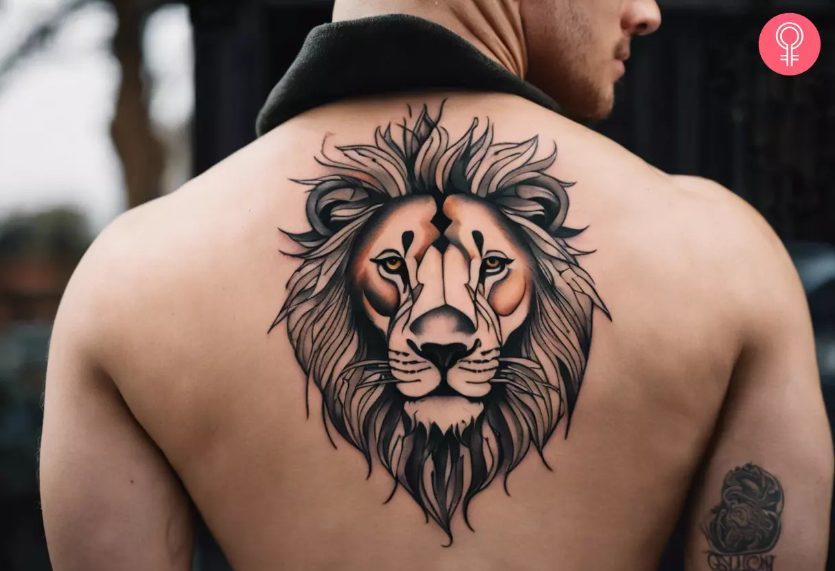 Leo tattoos for men 0015