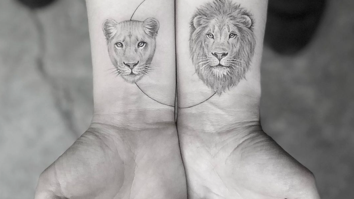 Leo tattoos for men 0019