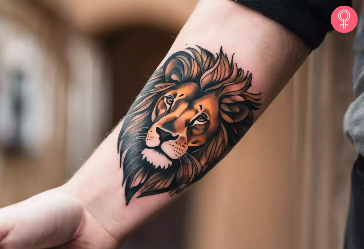 Leo tattoos for men 0021