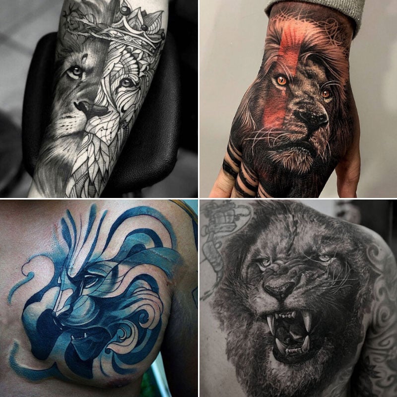 Leo tattoos for men 0023