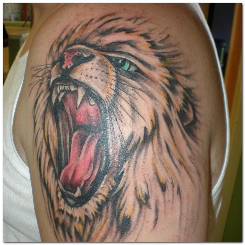 Leo tattoos for men 0033