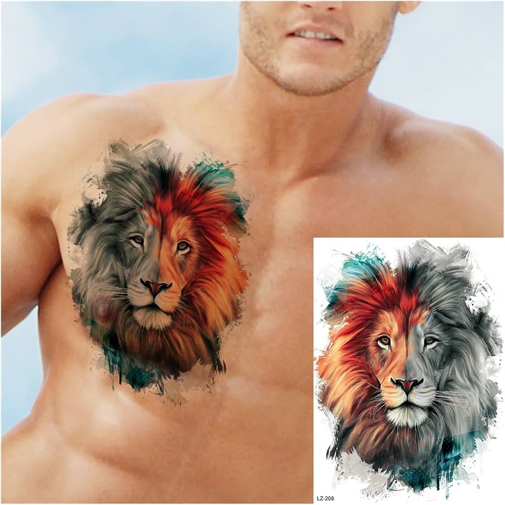 Leo tattoos for men 0044