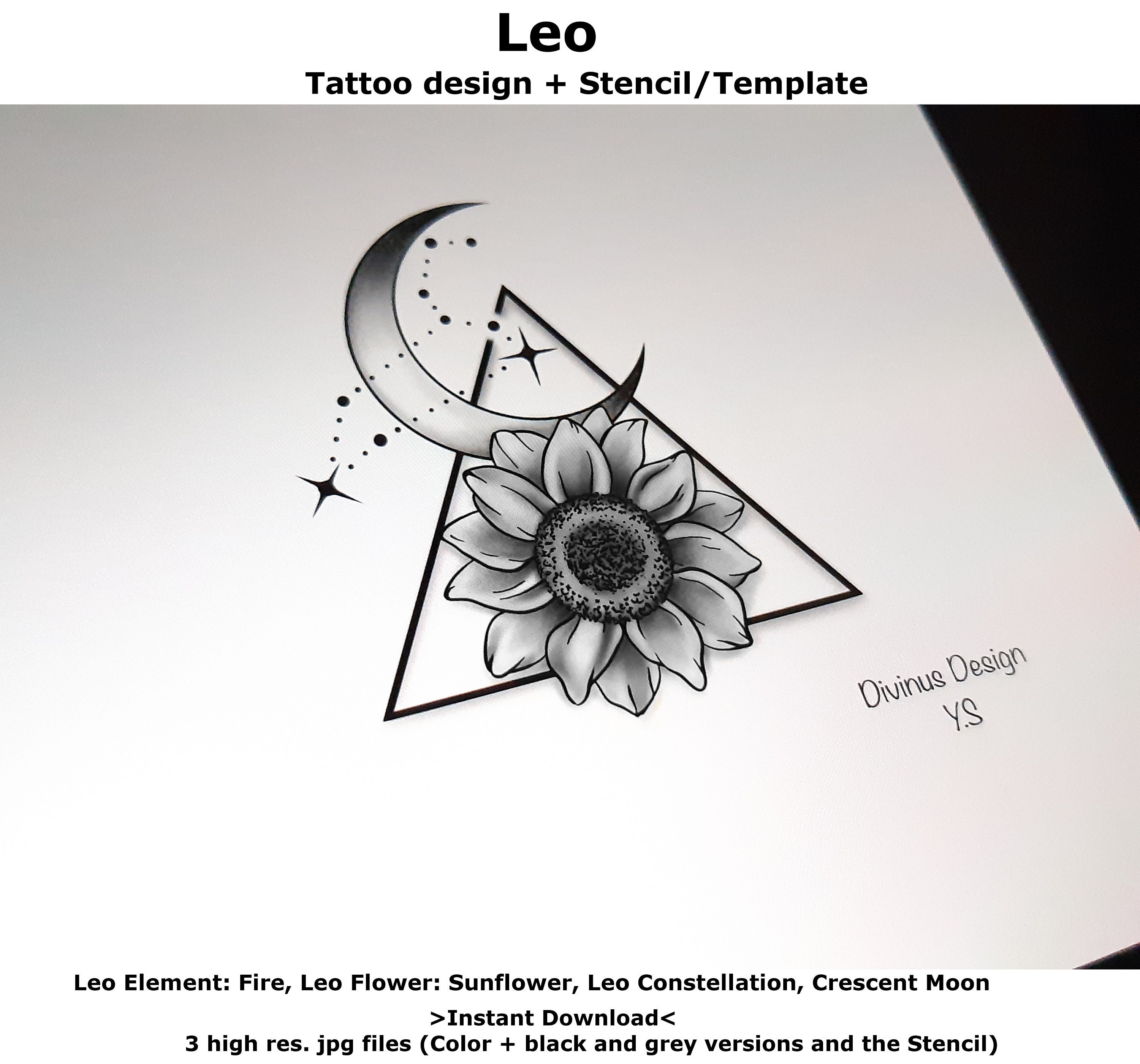 Leo tattoos for men 0057