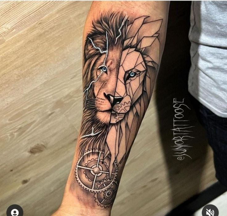 Leo tattoos for men 0067