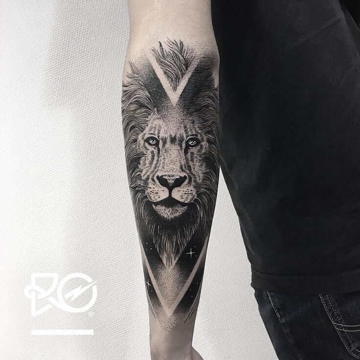 Leo tattoos for men 0085