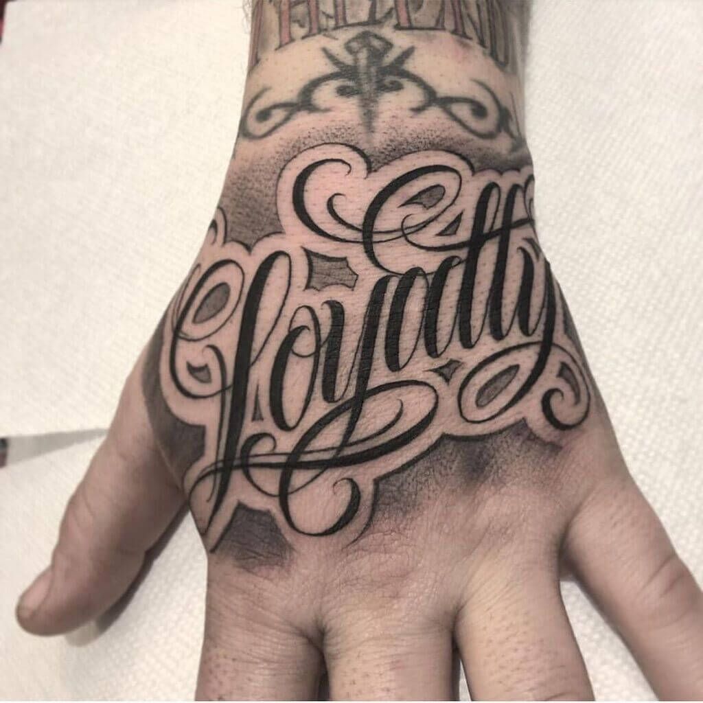 letter tattoos for men 0027