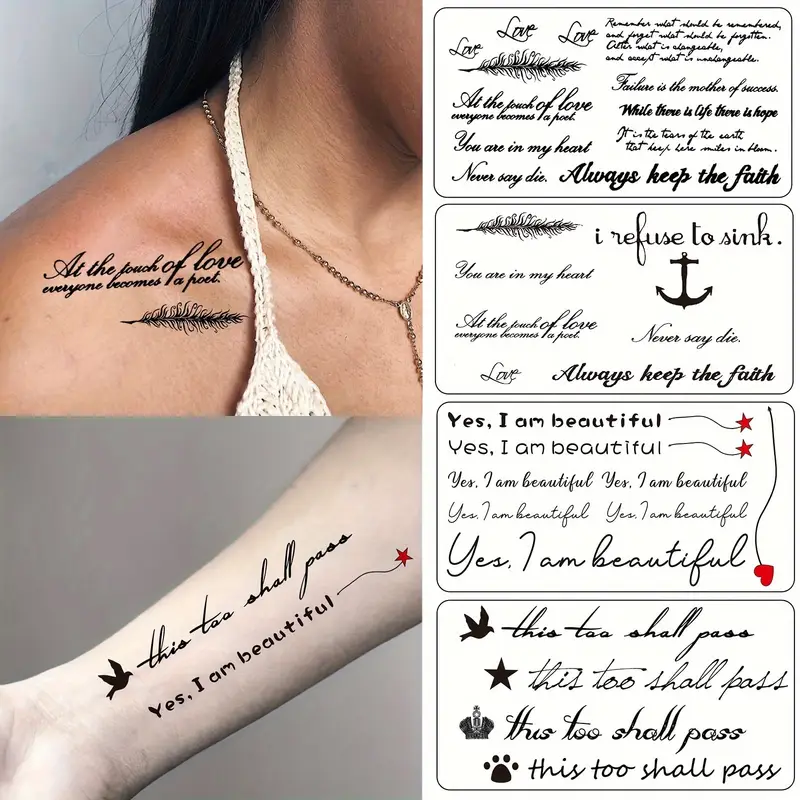 letter tattoos for men 0039