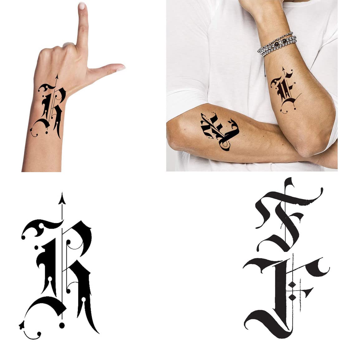 letter tattoos for men 0047