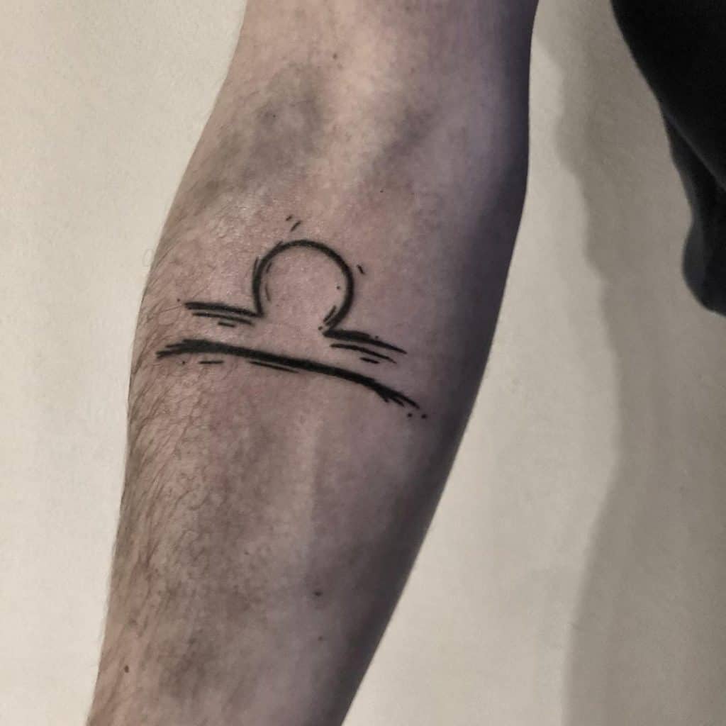 Libra tattoos for men 0024