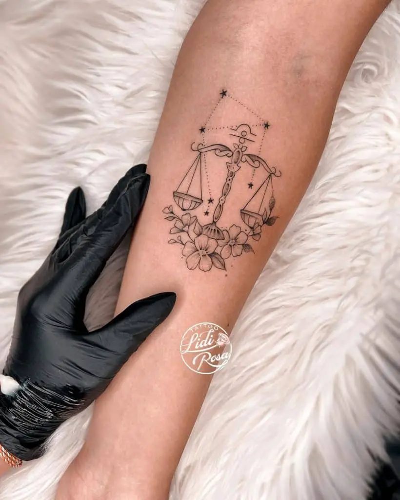 Libra tattoos for men 0027