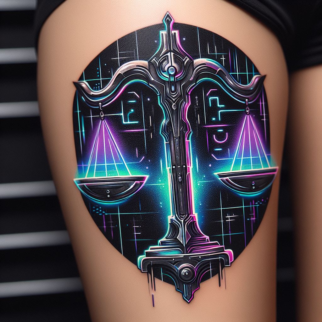 Libra tattoos for men 0043