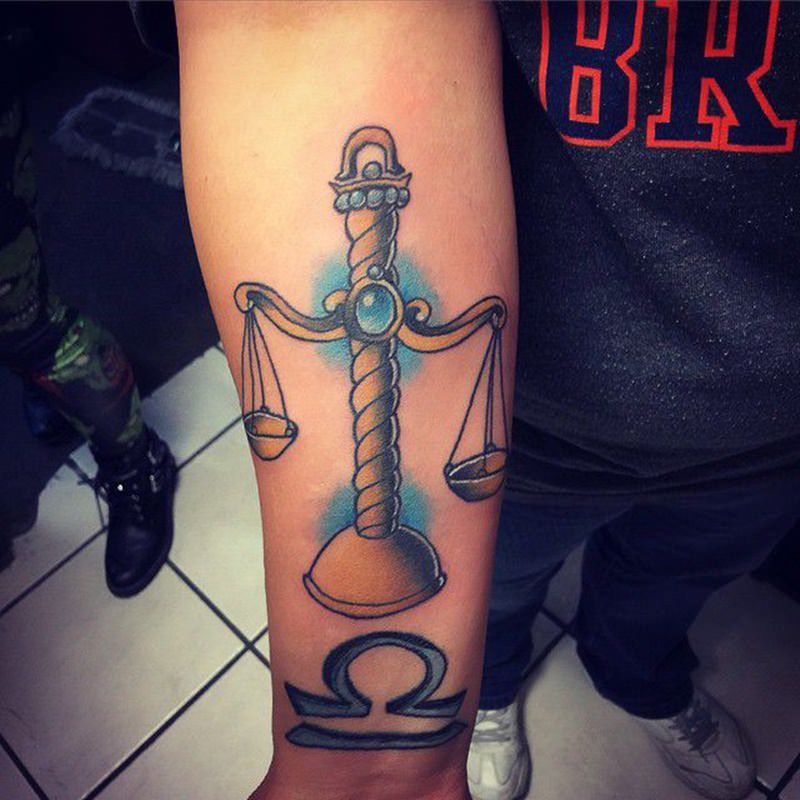 Libra tattoos for men 0045