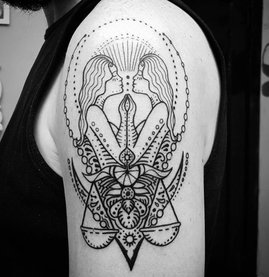 Libra tattoos for men 0047