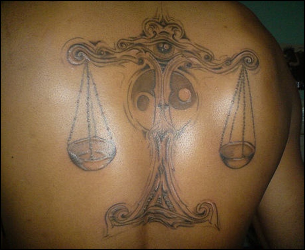 Libra tattoos for men 0052