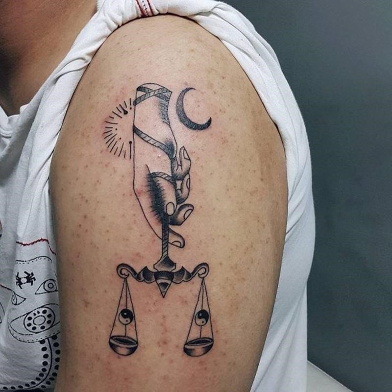 Libra tattoos for men 0056