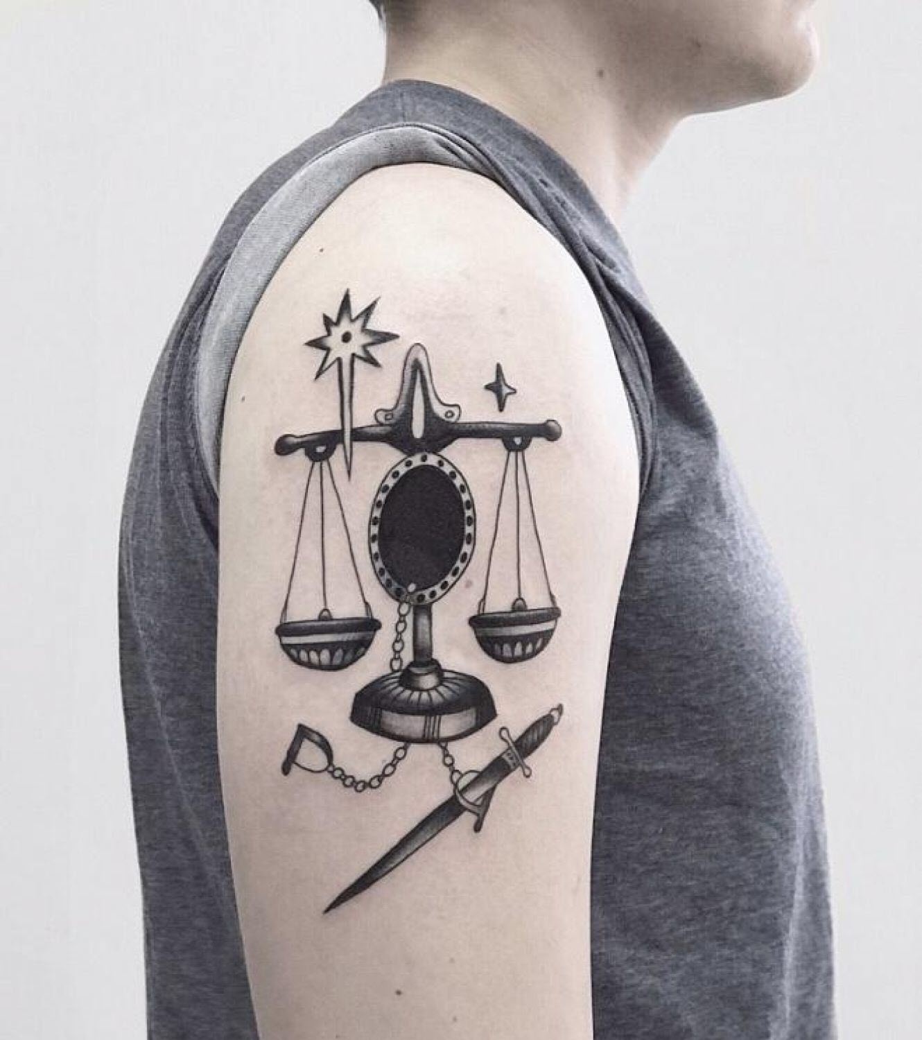 Libra tattoos for men 0057