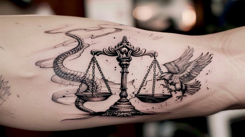 Libra tattoos for men 0059