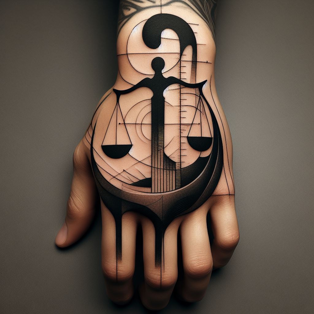 Libra tattoos for men 0062