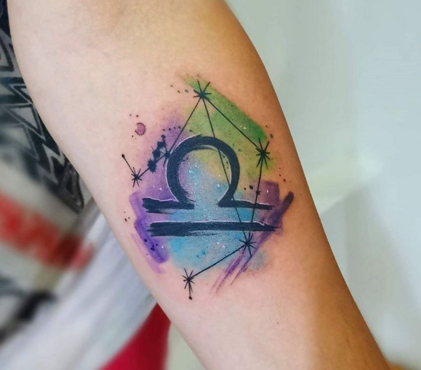 Libra tattoos for men 0065