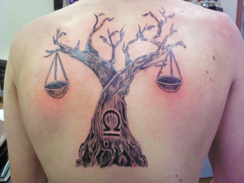 Libra tattoos for men 0084