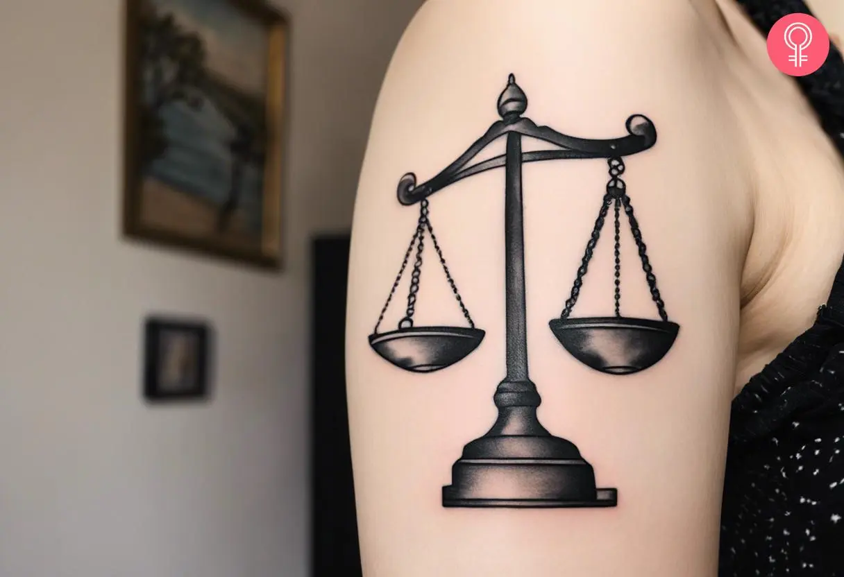 Libra tattoos for men 0086