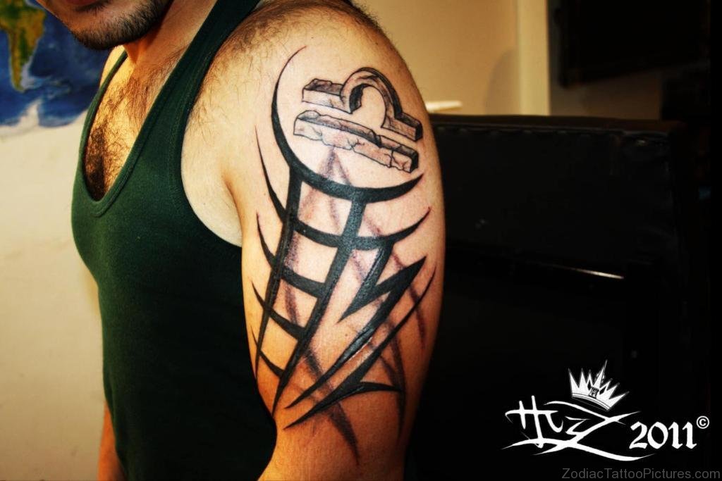 Libra tattoos for men 0088