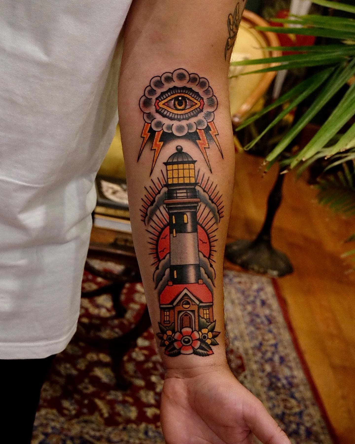 lighthouse tattoos for men 0015