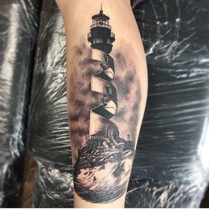 lighthouse tattoos for men 0026