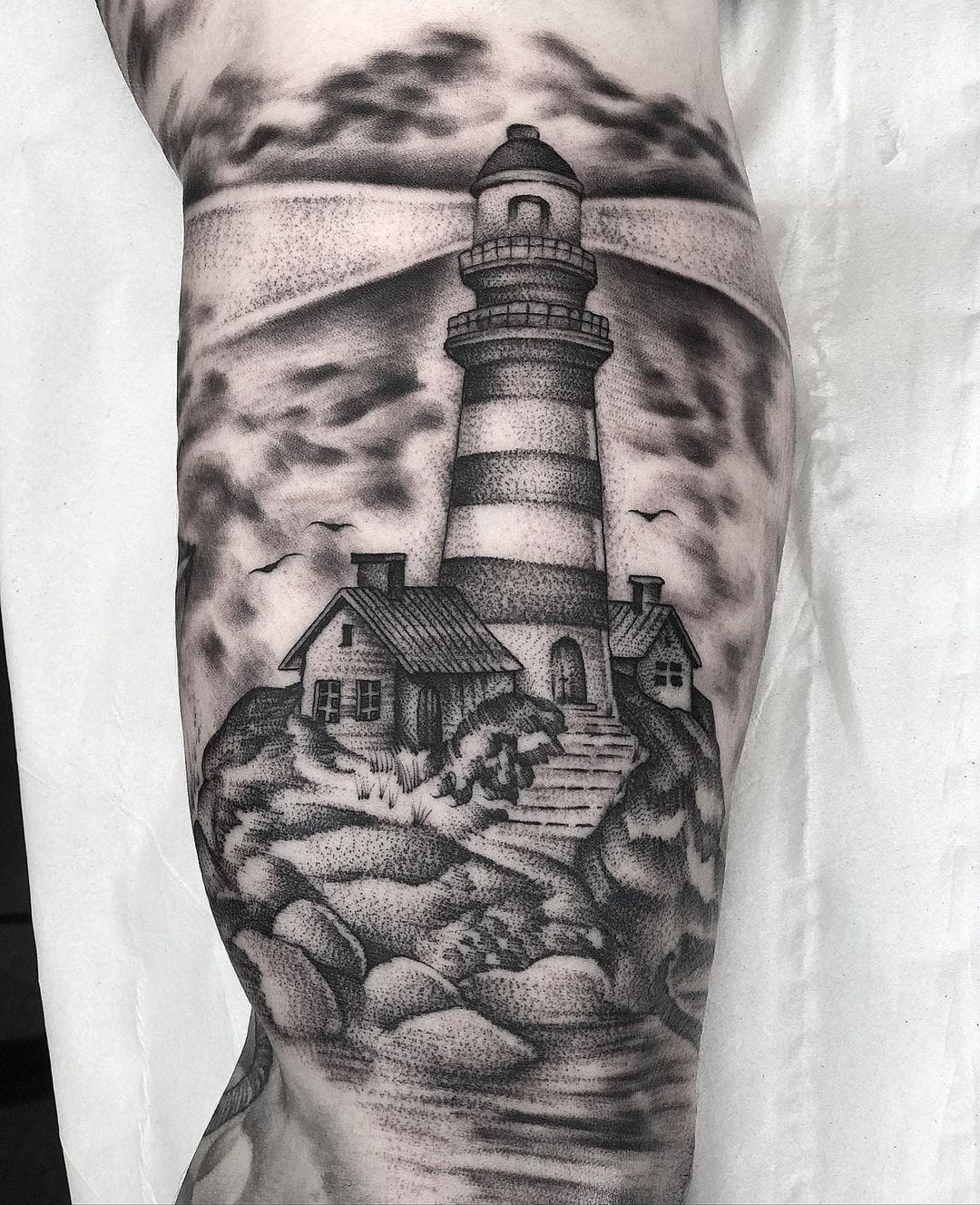 lighthouse tattoos for men 0028