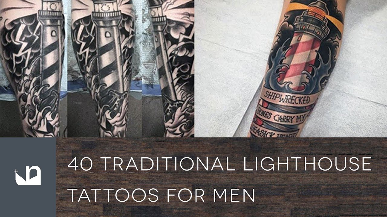 lighthouse tattoos for men 0038