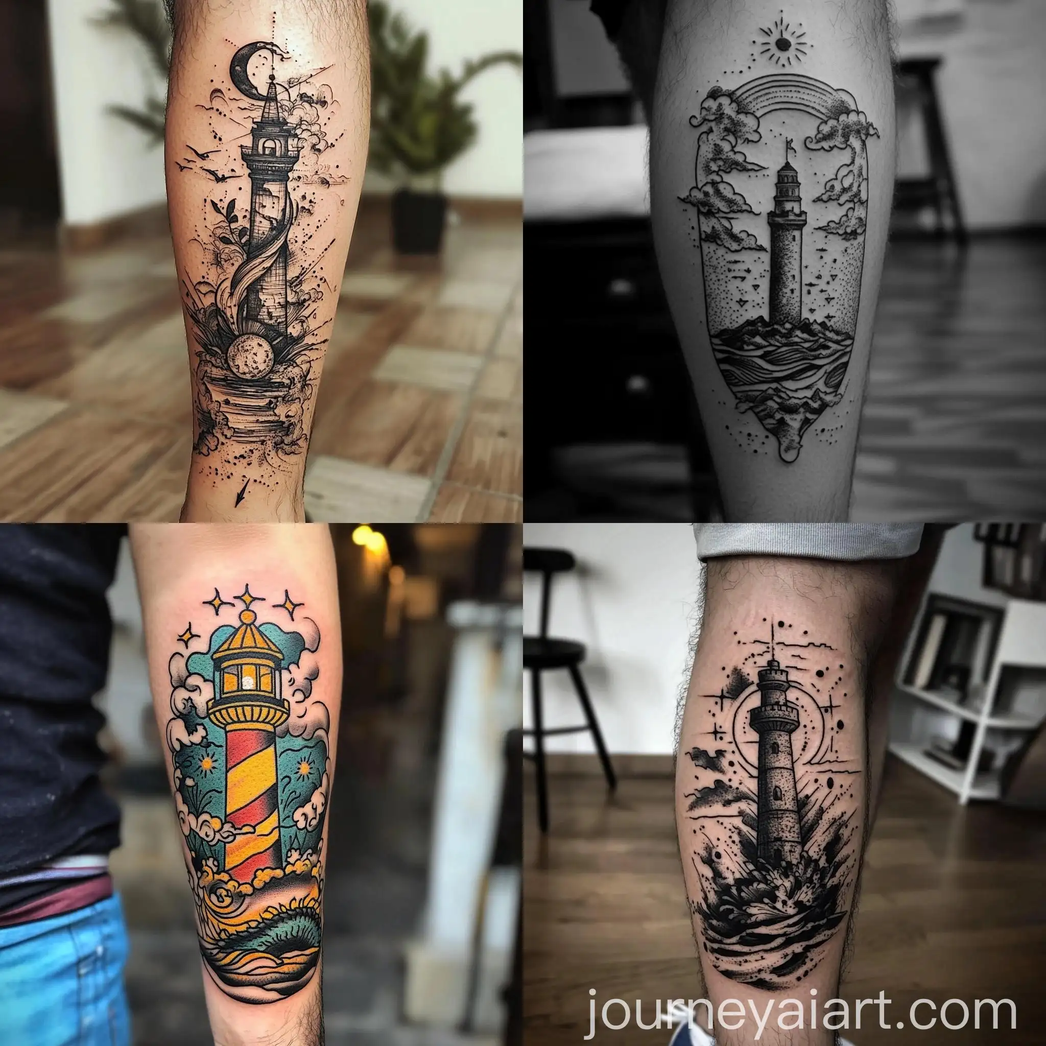 lighthouse tattoos for men 0039