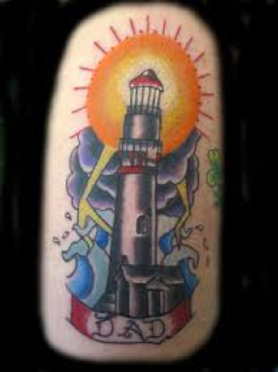 lighthouse tattoos for men 0044