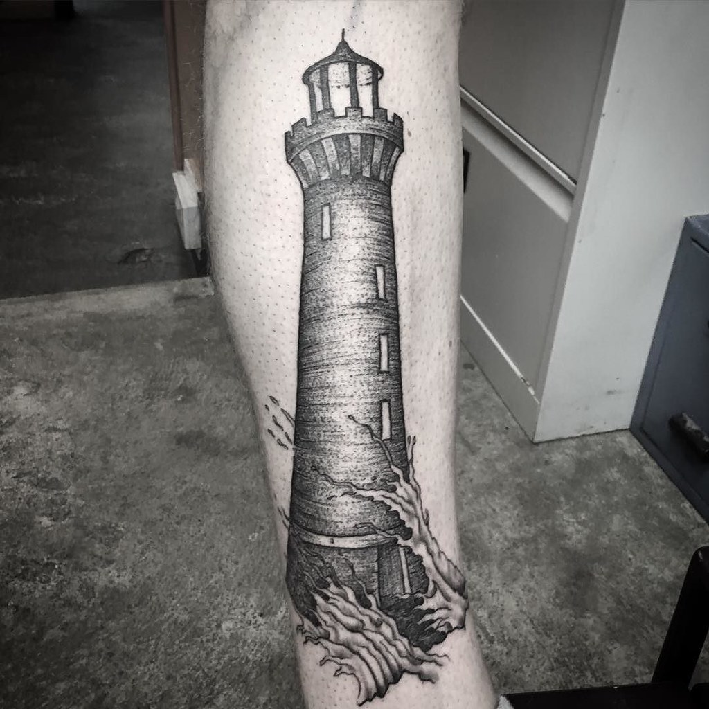 lighthouse tattoos for men 0045