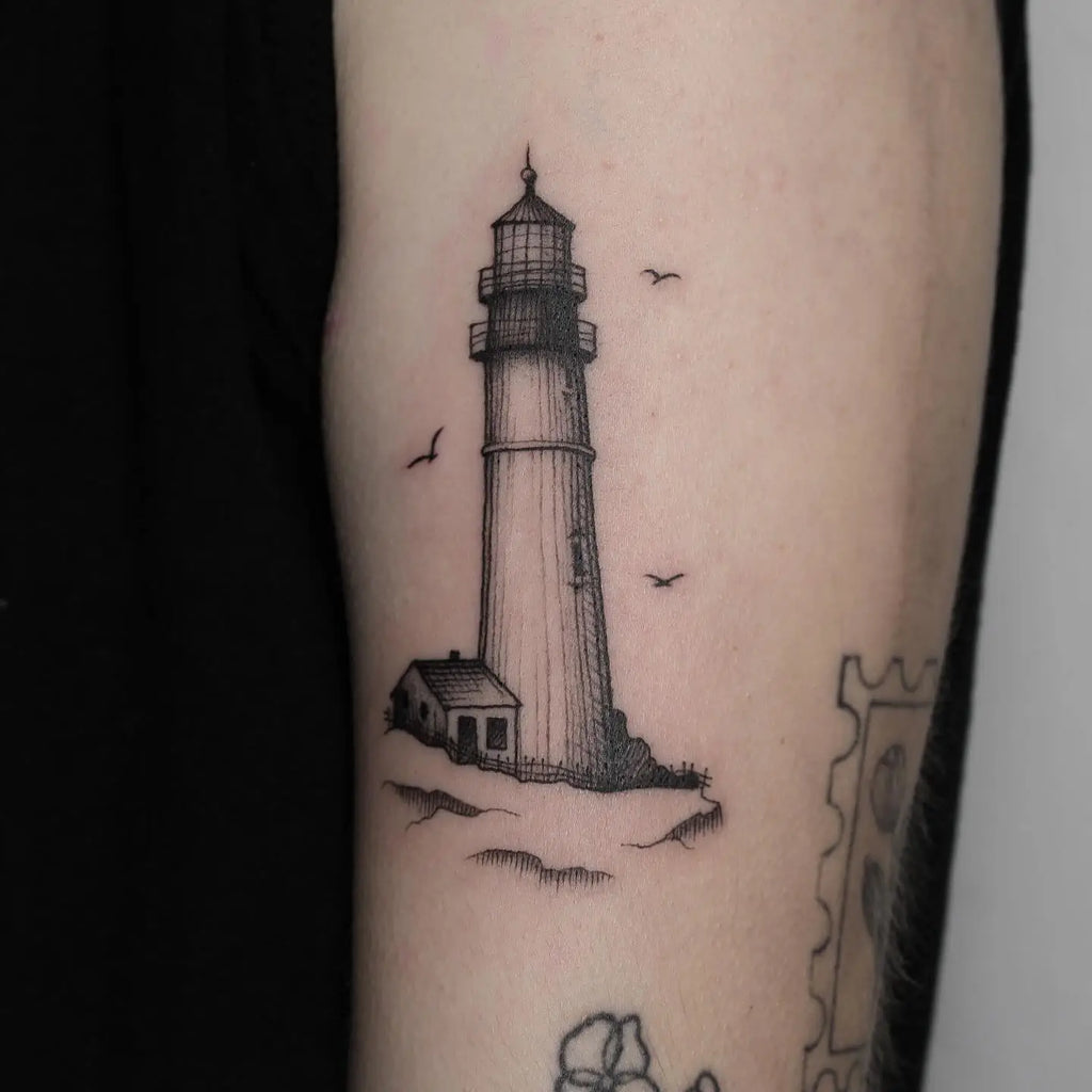 lighthouse tattoos for men 0049