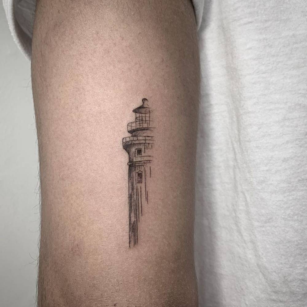 lighthouse tattoos for men 0076