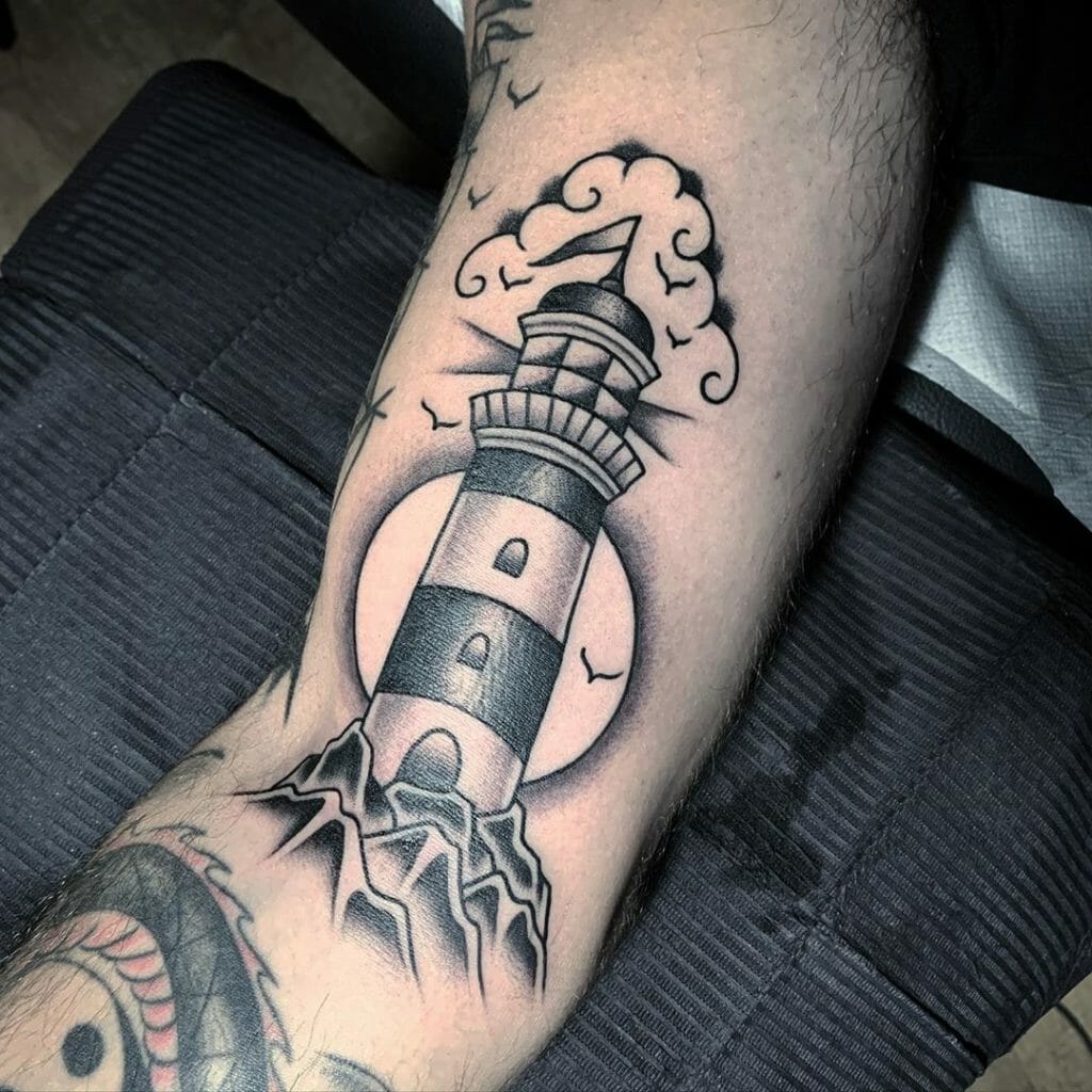 lighthouse tattoos for men 0079