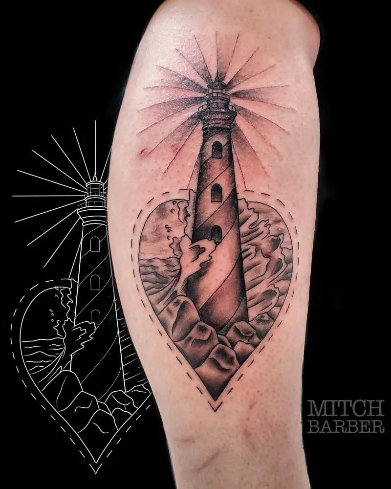 lighthouse tattoos for men 0084