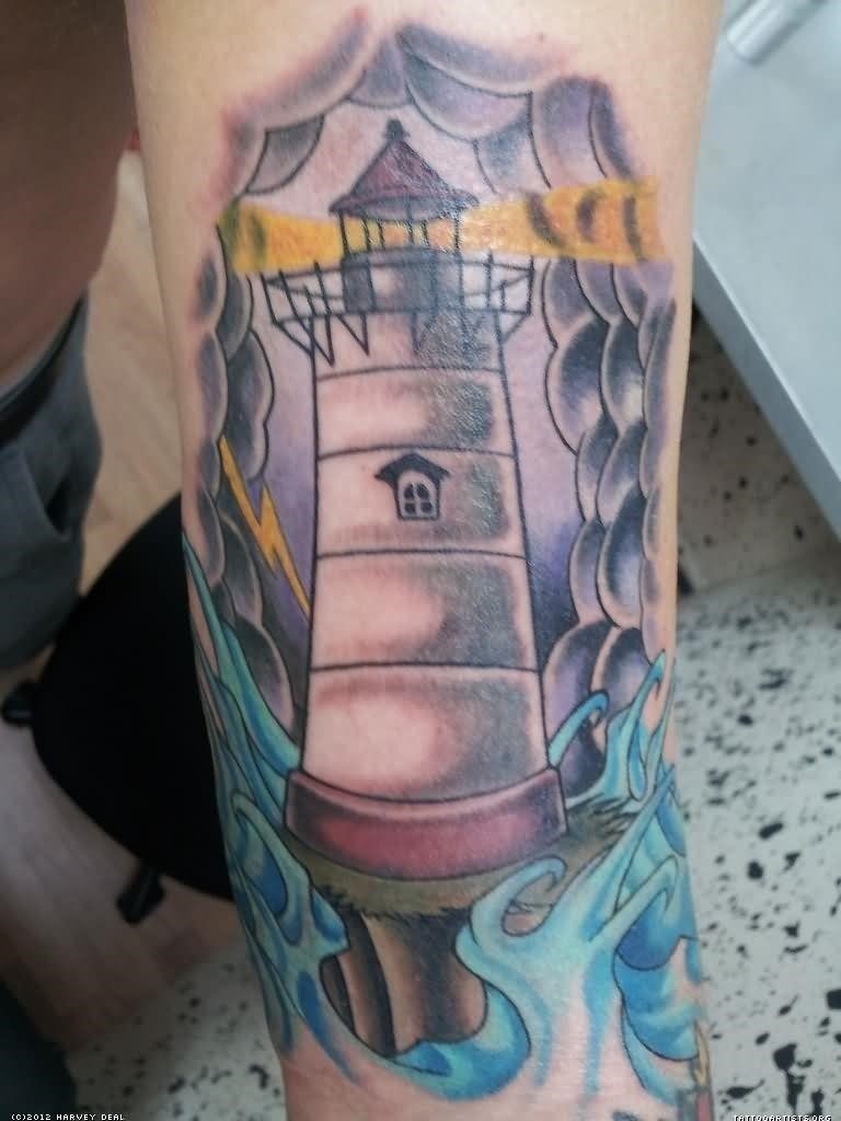 lighthouse tattoos for men 0092