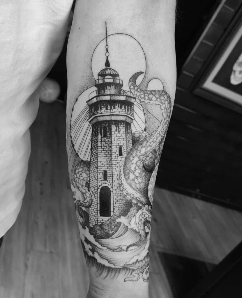 lighthouse tattoos for men 0098