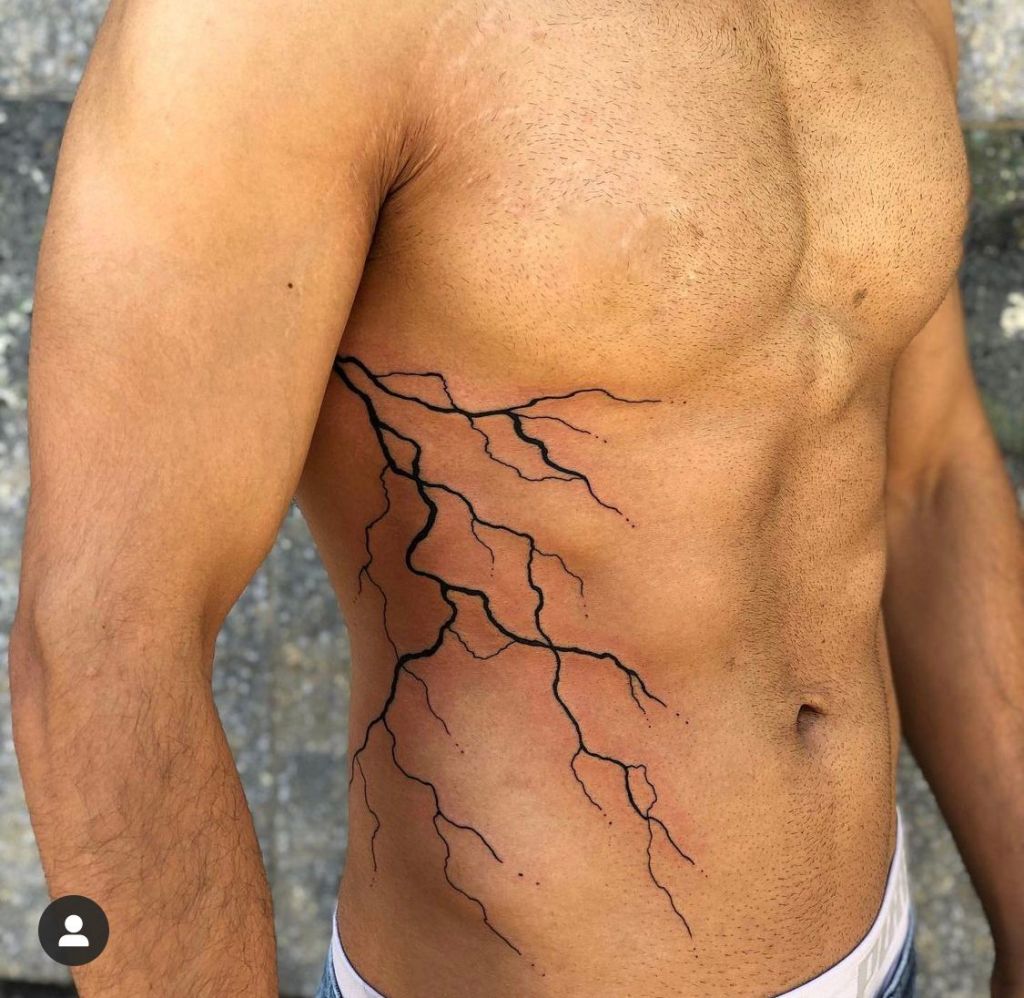 lightning tattoos for men 0011