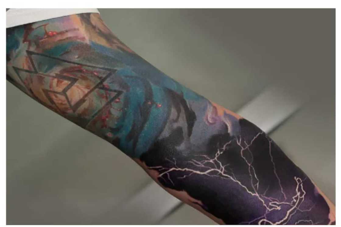 lightning tattoos for men 0022