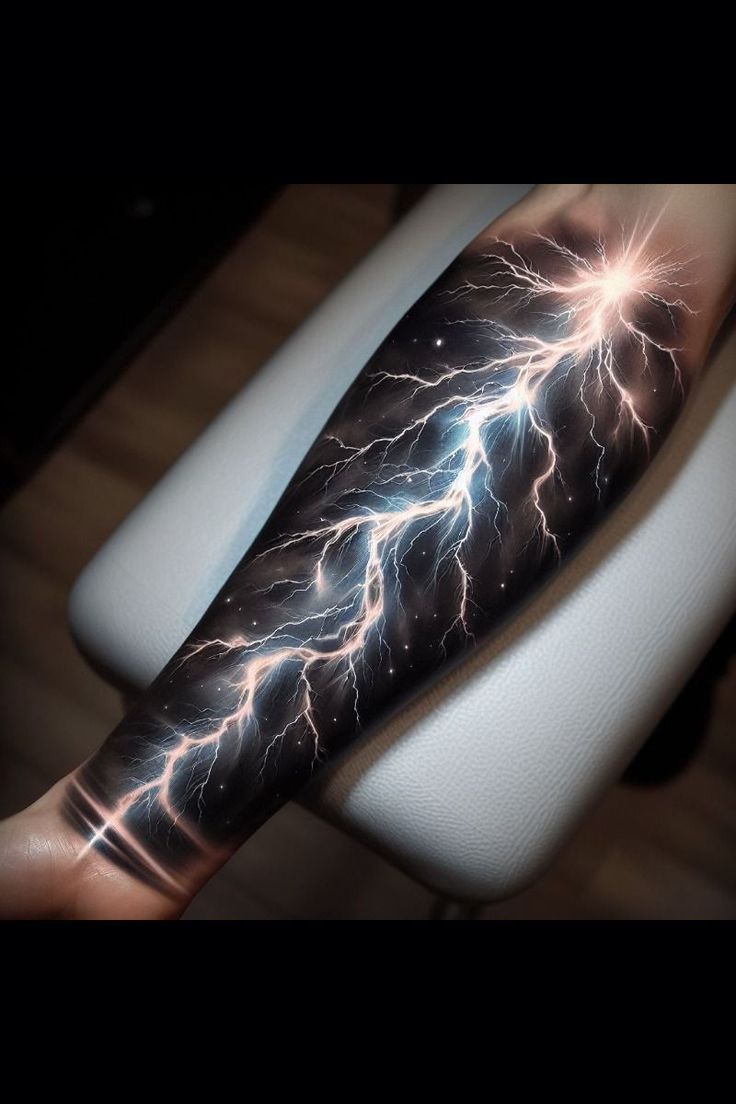 lightning tattoos for men 0064