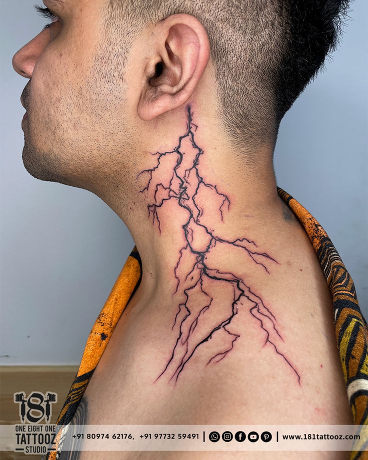 lightning tattoos for men 0078