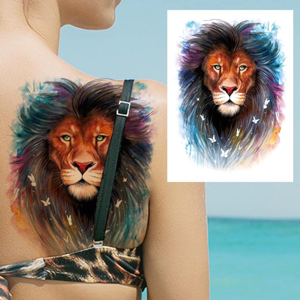 lion back tattoos for men 0032