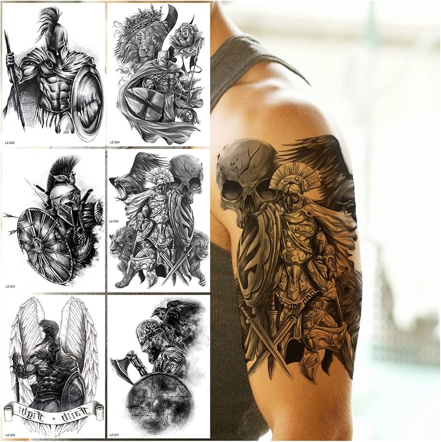 lion back tattoos for men 0035