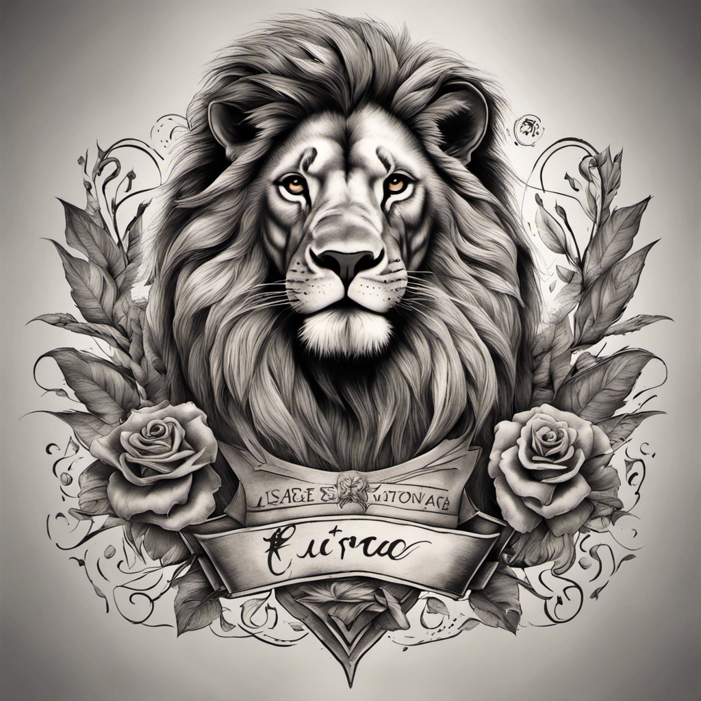 lion back tattoos for men 0038