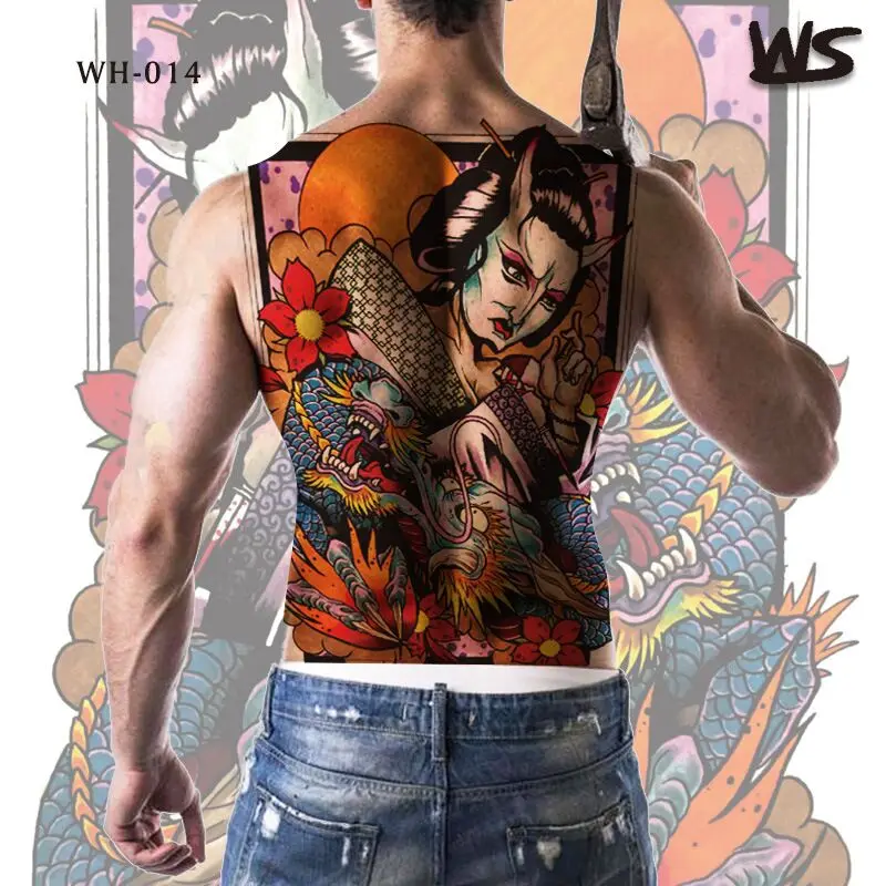 lion back tattoos for men 0061